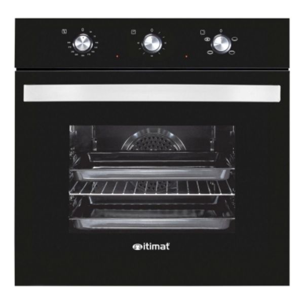Horno De Empotrar Eléctrico Con Timer Mecánico Negro Itimat