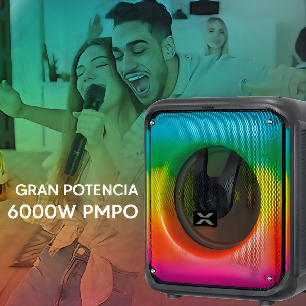 Parlante Xion Sdbox Con Bluetooth Negro 220v Kirkor - Imagen 6