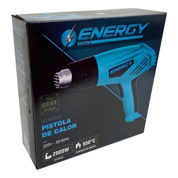 Pistola Calor Energy 2000w 2 Velocidades Hg10/2 Gtia 12 Mese - Imagen 2