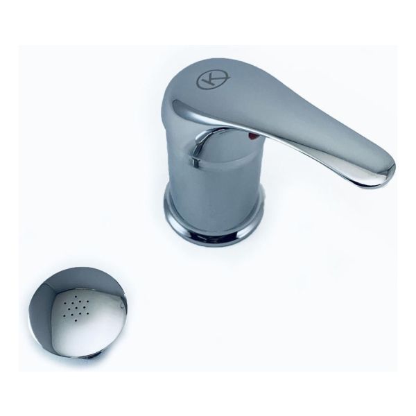 Monocomando Bidet Sin Transferencia Cromo Kirkor - Imagen 3