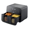 Freidora Sin Aceite Punktal Pk-909fd 2400w Doble Cesto Digit - Imagen 2