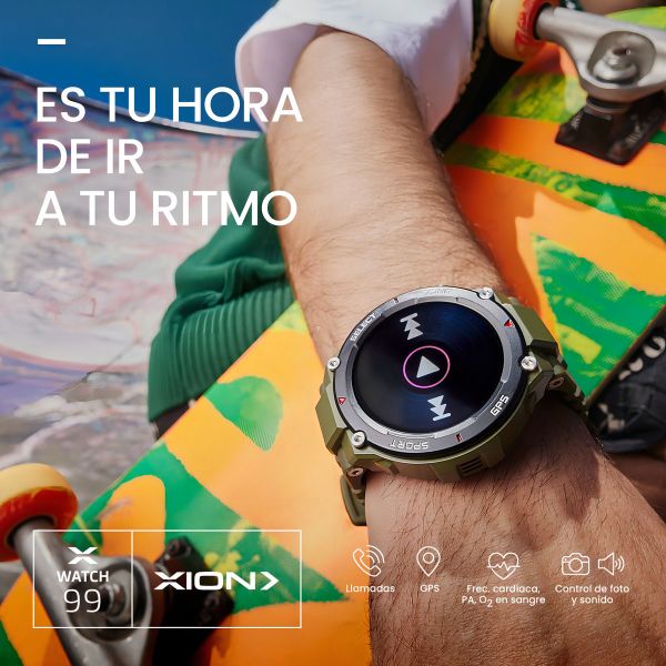 Smartwatch Reloj Smart Xion Pantalla 1.3 Deportivo Kirkor - Imagen 8