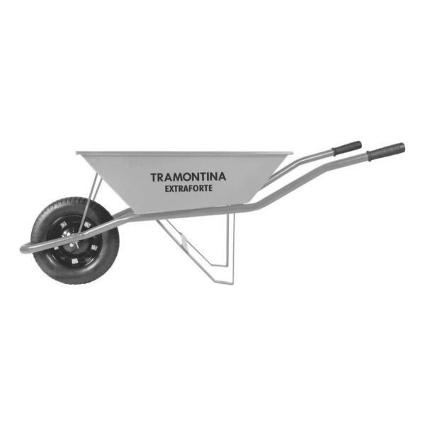 Carretilla Tramontina Calibrada 65l Con Rueda Inflable Kirko - Imagen 3