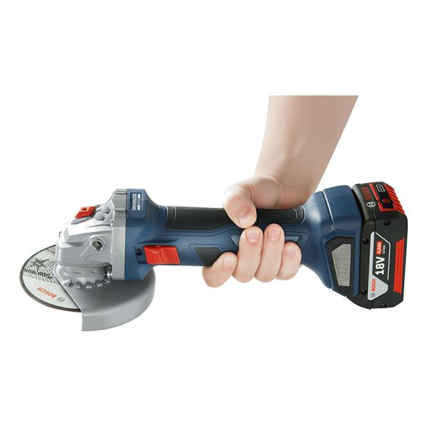 Amoladora Angular Inalámbrica Bosch 18v Gws 180-li - Imagen 3