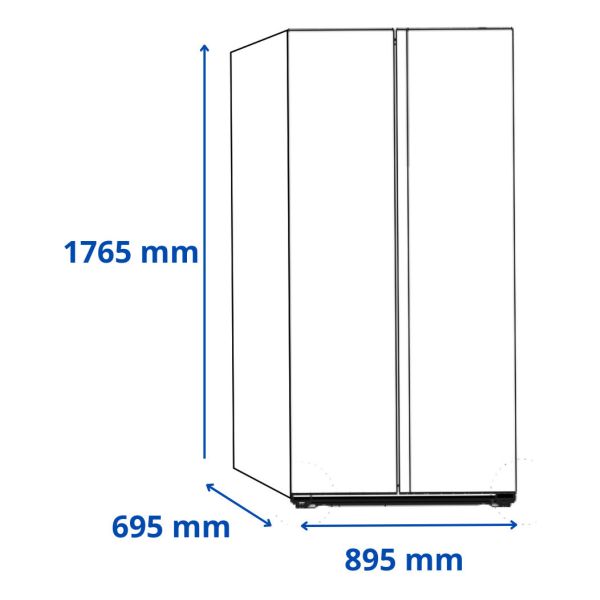 Heladera James Rj 45m Sbsi Dark Inox Kirkor - Imagen 2