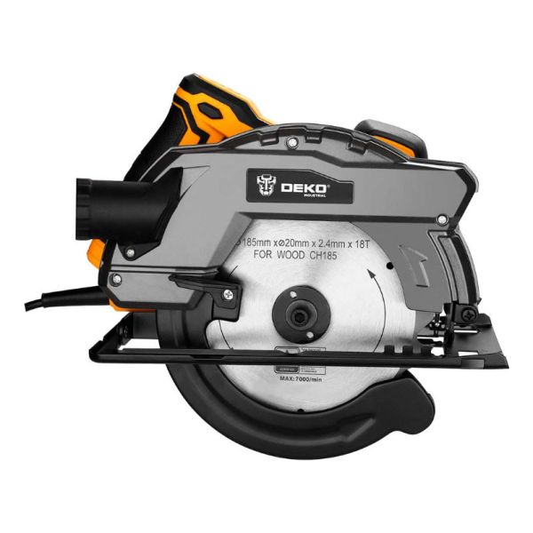 Sierra Circular Deko 7 1/4'' 1600w Dkcs18g185 Kirkor - Imagen 2