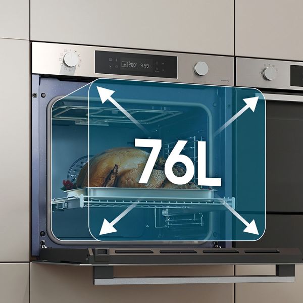Horno Eléctrico Samsung 76lt Con Vapor Sanv7b4040vas - Imagen 4