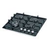 Anafe Gas James Vidrio Negro Encendido Quemador Triple
