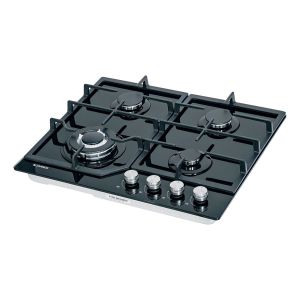 Anafe Gas James Vidrio Negro Encendido Quemador Triple