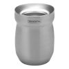 Mate Tramontina Plateado En Acero Inoxidable 240ml Kirkor