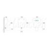 Cisterna De Pared Descarga Controlada 12 Litros Inplast - Imagen 2