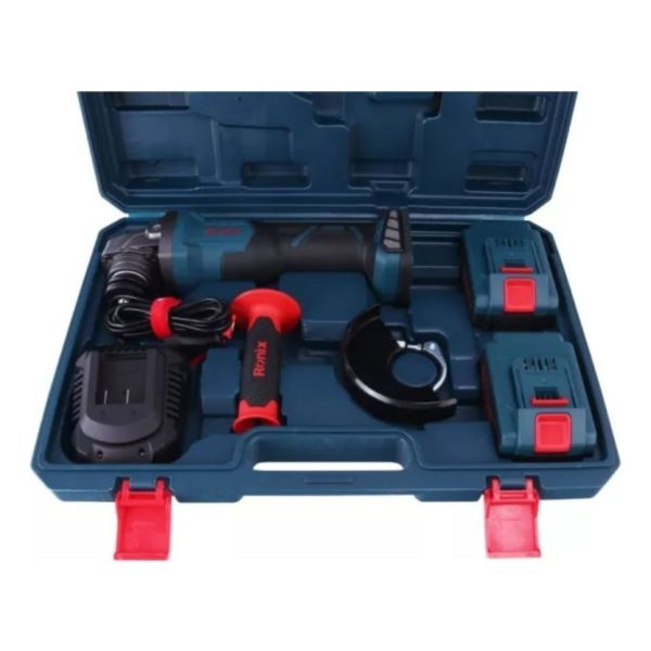 Amoladora Ronix Serie 89 20v 115mm 8901k 2 Baterias 4 Ah - Imagen 4