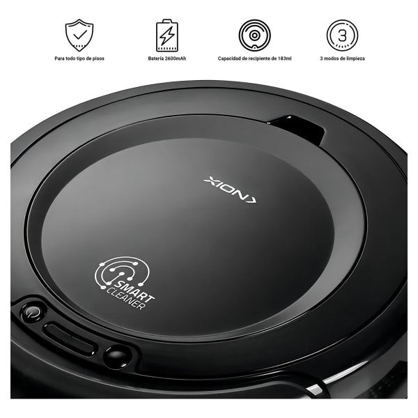 Aspiradora Robot Xion Control Remoto Vuelve A La Base Kirkor - Imagen 6