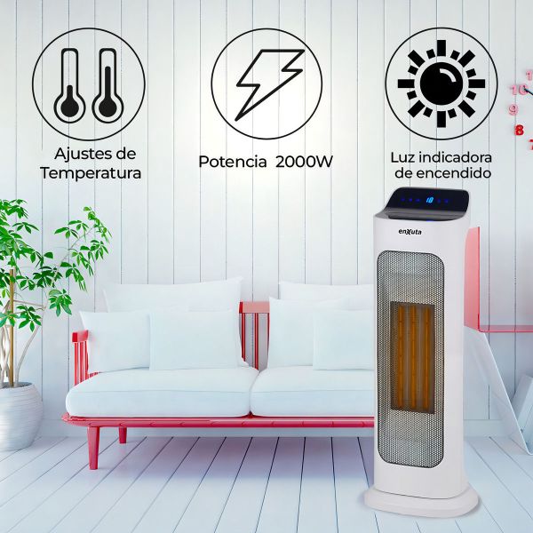 Caloventilador Vertical Enxuta 2000w - Imagen 6