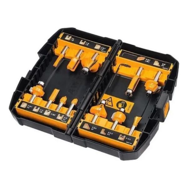 Juego De Fresas Para Router Fresadora 12 Piezas 8mm Dewalt - Imagen 2