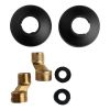 Goldex Monocomando Cocina D Pared 20cm 8'' Negro Mate Kirkor - Imagen 2