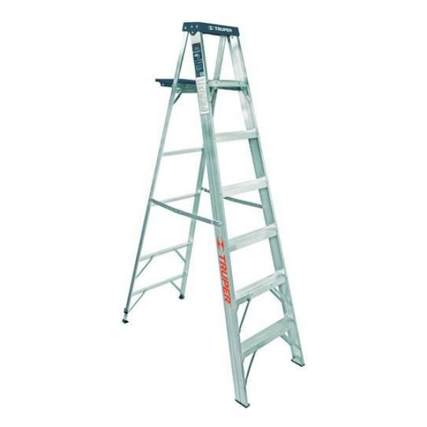 Escalera Aluminio 7 Escalones Truper Reforzada! Industrial!