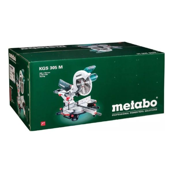 Sierra Ingletadora Deslizante Metabo 305mm 2000w Kirkor - Imagen 2