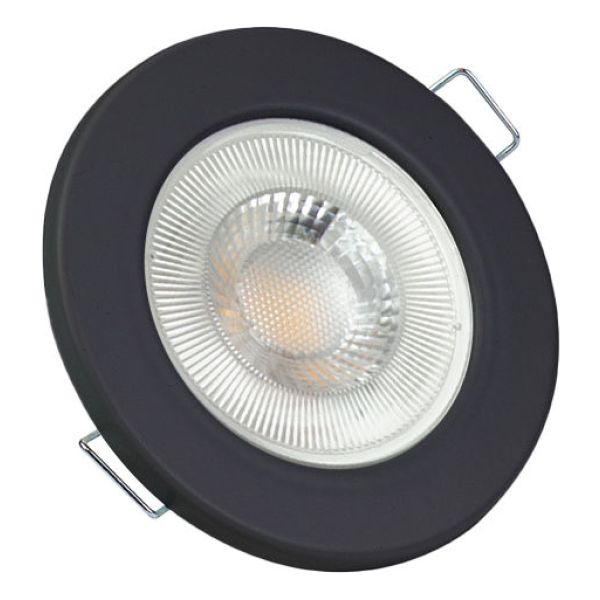 Downlight Redondo Italian Pluton Negro Gu10