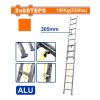Escalera Extensible 2 X 8 Esc 2 Aluminio Wld8h16 Wadfow - Imagen 2