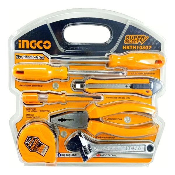Set X7 Herramientas Super Select Multi Uso Ingco Hkth10807