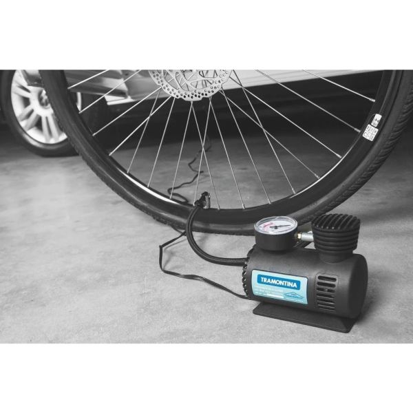 Kit Automovil Aspiradora Y Mini Compresor 12v Tramontina - Imagen 4