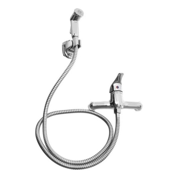 Ducha Higienica Mezcladora Monocomando 15cm Wico Rimontti -