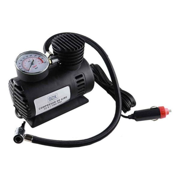 Compresor 12v Para Vehiculos Motos Bici Gdx