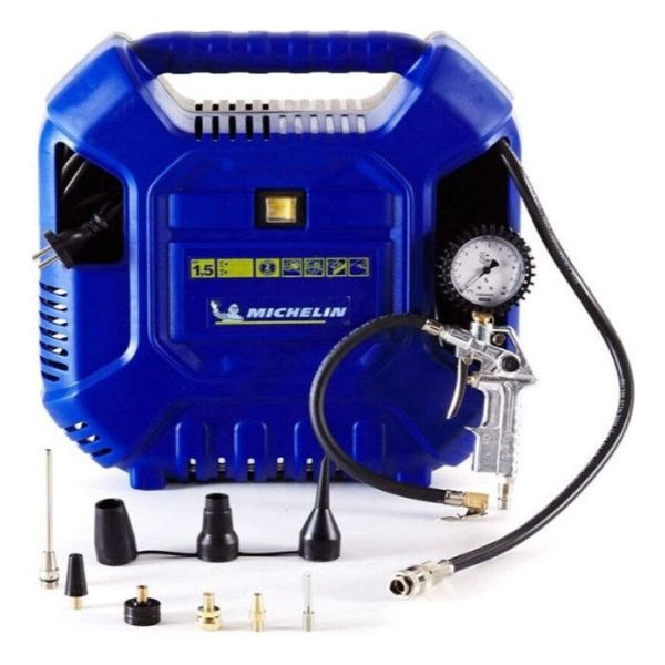 Mini Compresor Aire Portatil 1.5hp Michelin 8bar 116psi Kirk