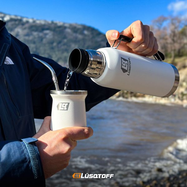 Termo 1 Litro Acero Inoxidable Lusqtoff Frio Y Calor - Imagen 4