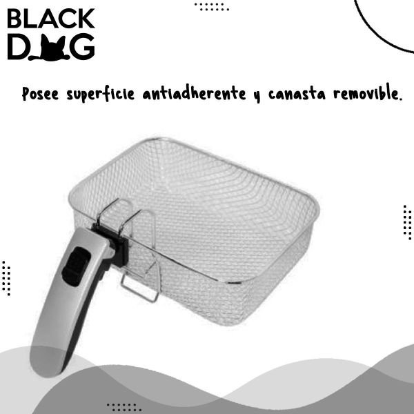 Freidora Con Aceite Punktal 2.5 L Temporizador Fr105 Kirkor - Imagen 4