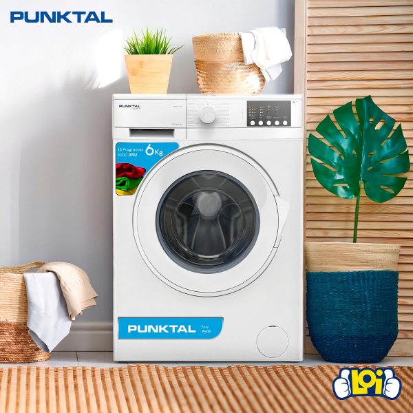 Lavarropas Punktal Eco-logic Frontal 6kg Panel Digital Colo - Imagen 3