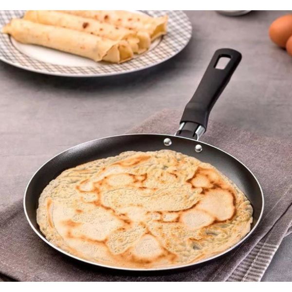 Panquequera Sarten Tramontina Teflon Antiadherente 22cm Negr - Imagen 4
