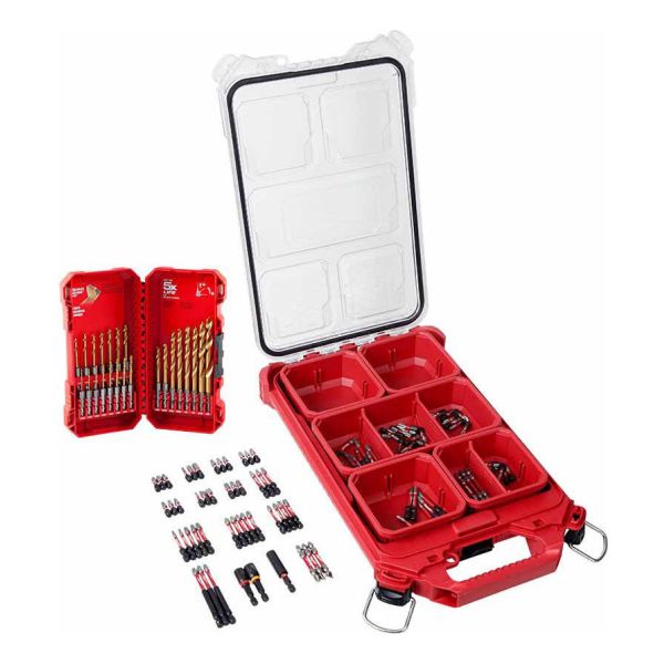 Organizador Milwaukee Packout Con 100 Pzas. Y Acc. 48-32-408