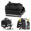 Bolso Con Alforjas Para Parrilla Bicicleta 2 En 1 Bolso Mano - Imagen 3