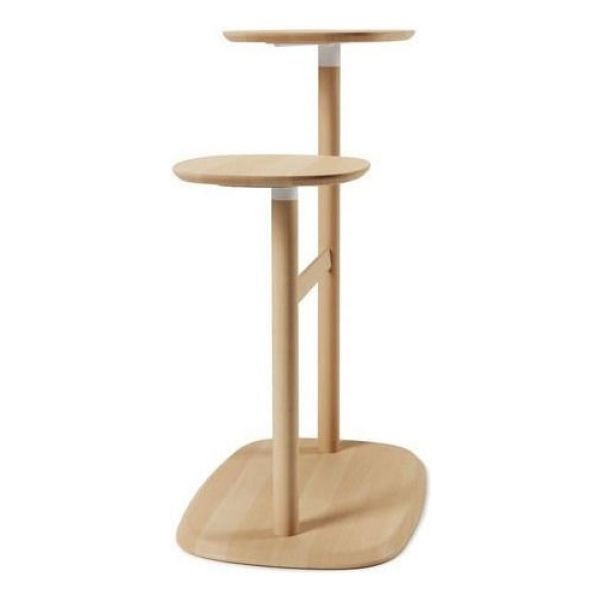 Mesa Auxiliar Tapa Giratoria Plegable Interc Madera Umbra - Imagen 3