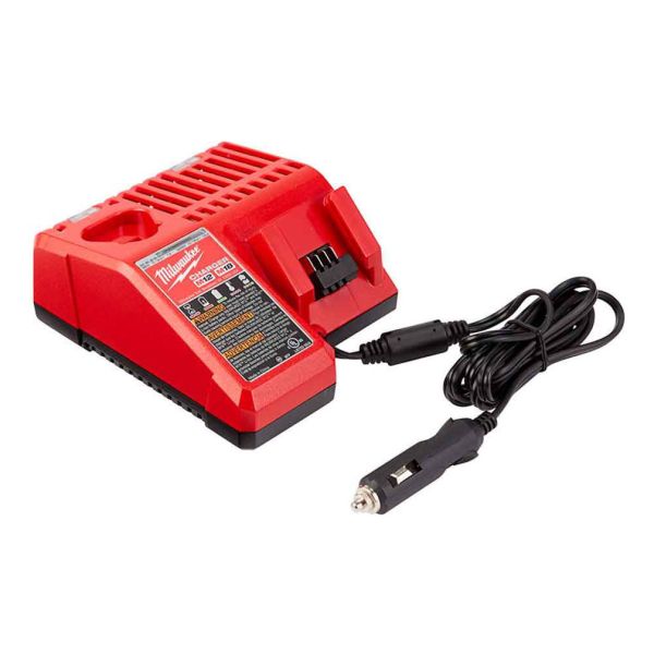 Cargador Milwaukee P/baterías 12v Y 18v Para Vehículos 48-59