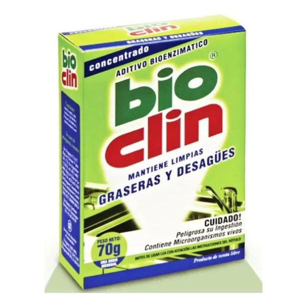 Bioclin Limpiador De Graseras Y Desagues Aditivo Enzimático