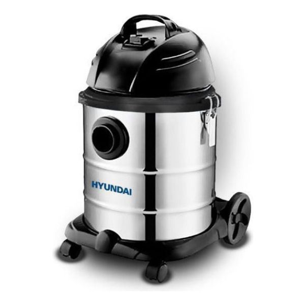 Aspiradora Hyundai 30lts Seco Húmedo Agua Tanque Inox 1400w