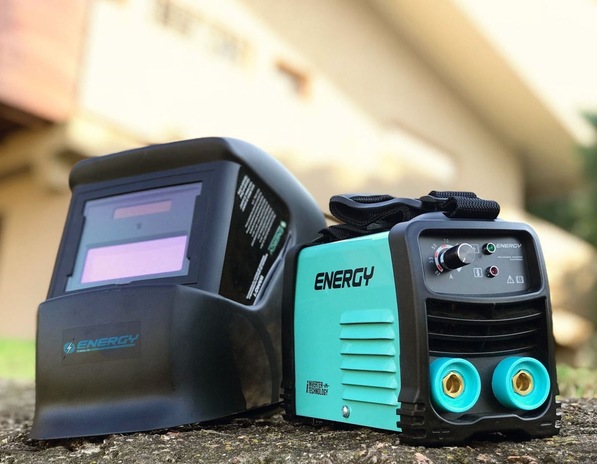 Soldadora Inverter Pequeña Compacta Electrodo 100amp Energy - Imagen 2