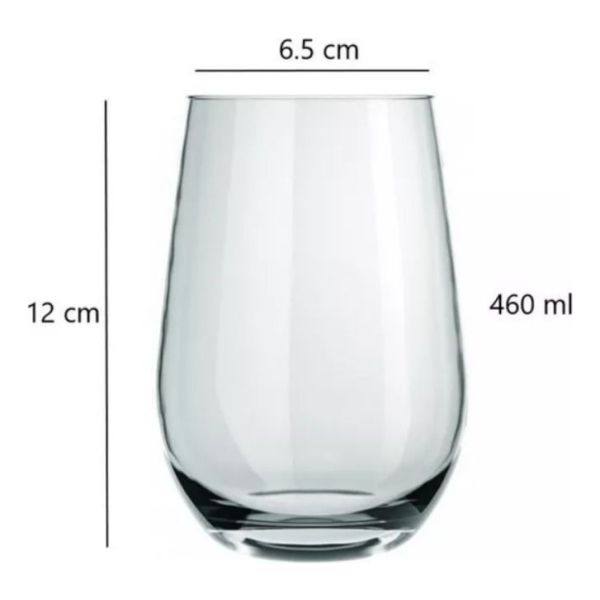 Vaso Refresco Nadir 480 Ml Dubai X 12 Unidades Kirkor - Imagen 2