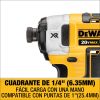 Atornillador De Impacto Dewalt Dcf887m2-b2 1/4 Sin Carbones - Imagen 8