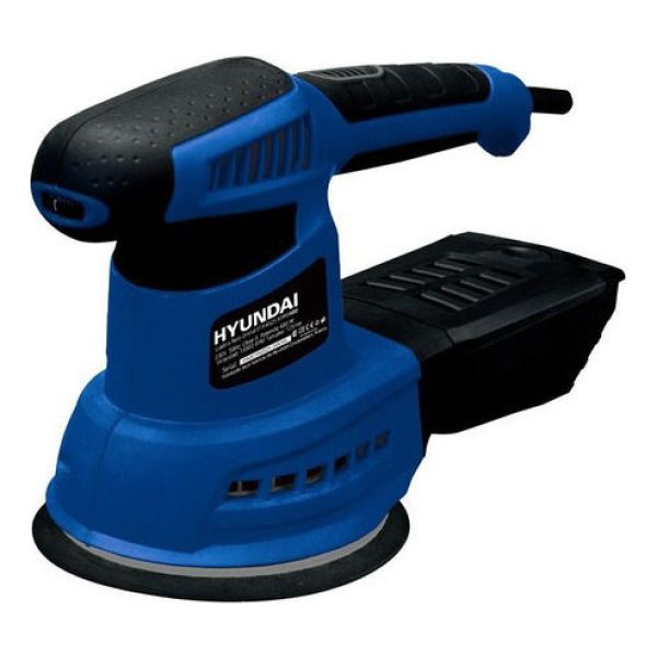 Lijadora Roto Orbital Hyundai 125mm 480w Color Azul Marino F