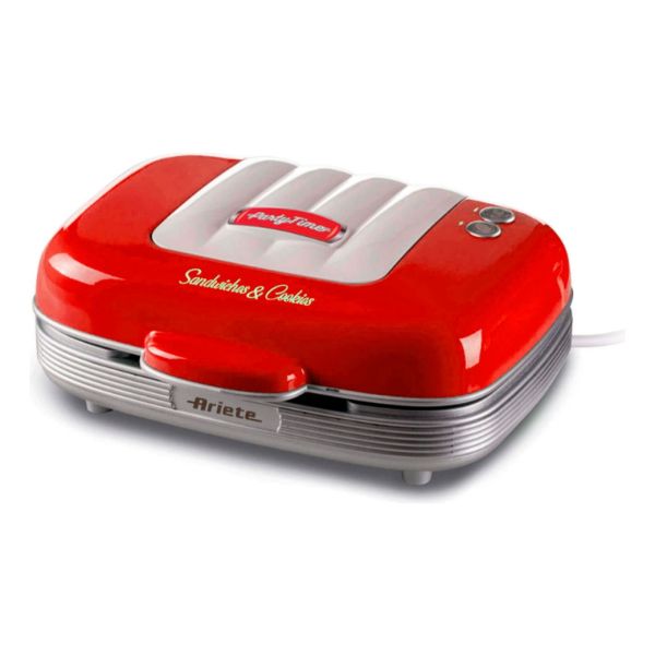 Sandwichera Multifunción Vintage Ariete 1972/00 Rojo