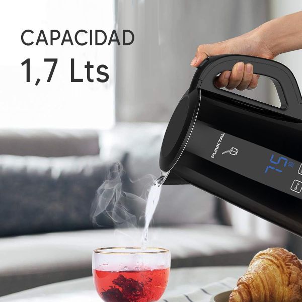 Jarra Electrica Punktal 1.7 Lts Temperatura Regulable Pk655j - Imagen 5