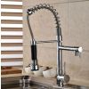 Monocomando Cocina Cheff Con Extensible 2 Canillas Cromo Kir - Imagen 2