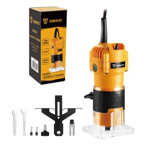Router Fresadora Deko De Mano6mm 350w Dker6 Kirkor