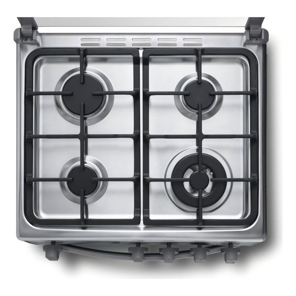Cocina A Gas Indurama 4 Hornallas Castilla Gril A Gas Inox - Imagen 3
