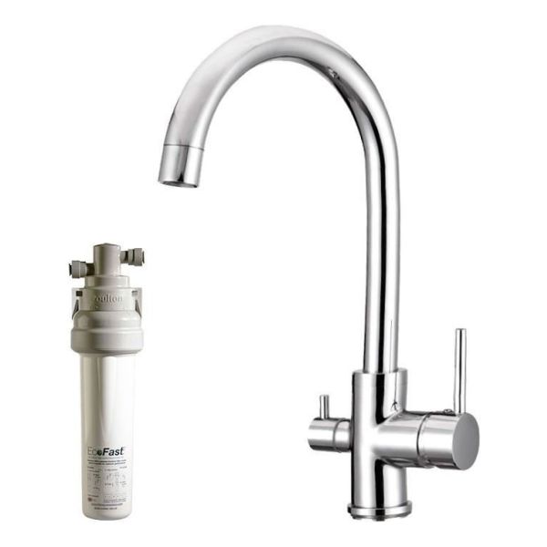 Purificador De Agua Doulton Ecofast Con Grifo Premium Curvo