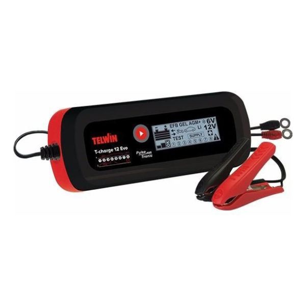 Cargador De Baterias Inteligente T-charge 6-12v Telwin Italy